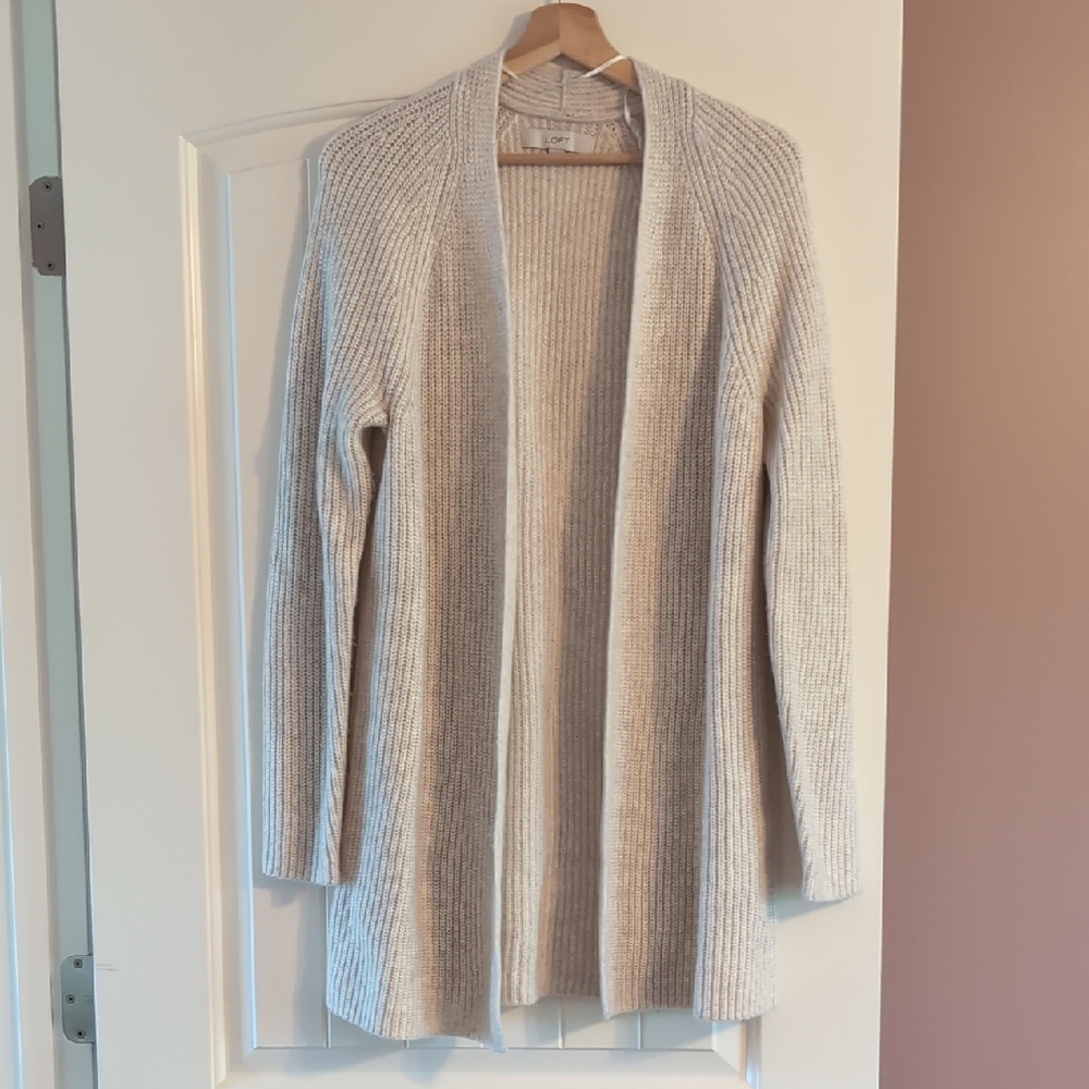 Loft Long Knit Cardigan